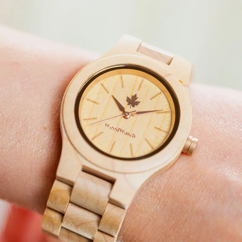 Wood-Watch-Maple-Rosegold-engraved-wooden-watch-perfect-mother-of-the-groom-gift
