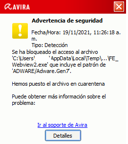 VirusPorWebview