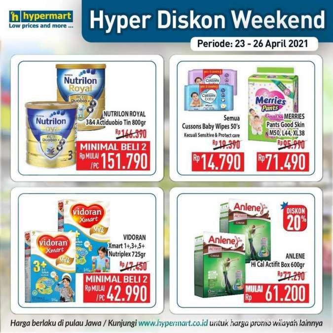 Katalog Promo Hypermart 23-26 April 2021 
