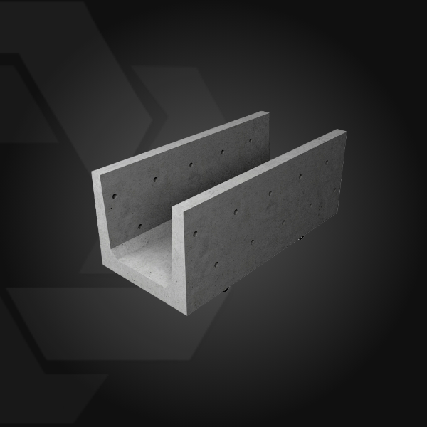 Лоток МЖБЛ h 0.3