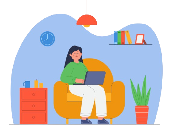 Illustration of virtual assistance