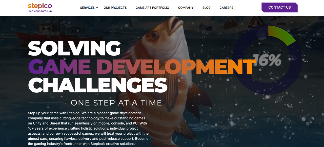 Company to hire game developers Stepico