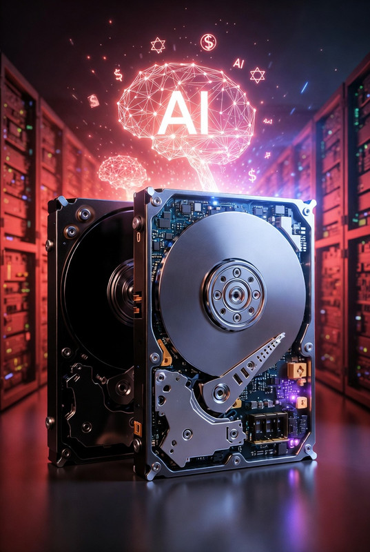 SSDs chegam a custar 16× mais que HDDs — e a IA é a principal culpada