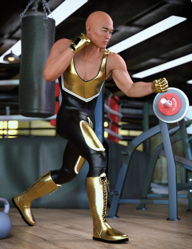 Invincible Wrestling Outfit for Genesis 8 Male(s) Invincible Wrestling Outfit for Genesis 8 Male(s)