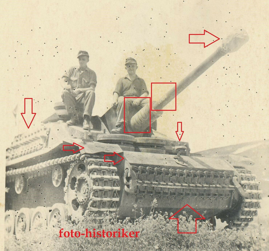 orig Foto Panzer Sturmgeschütz III Langrohr Ausf F Nummer 110 Ke