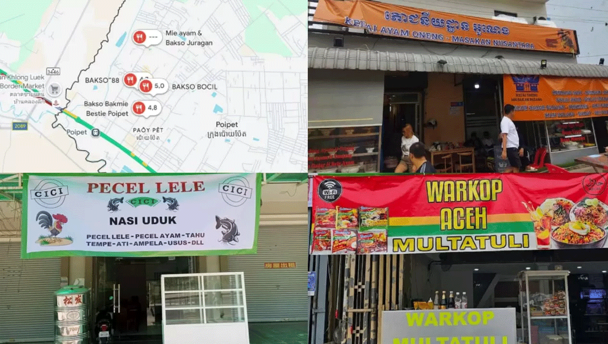 Poipet di Kamboja