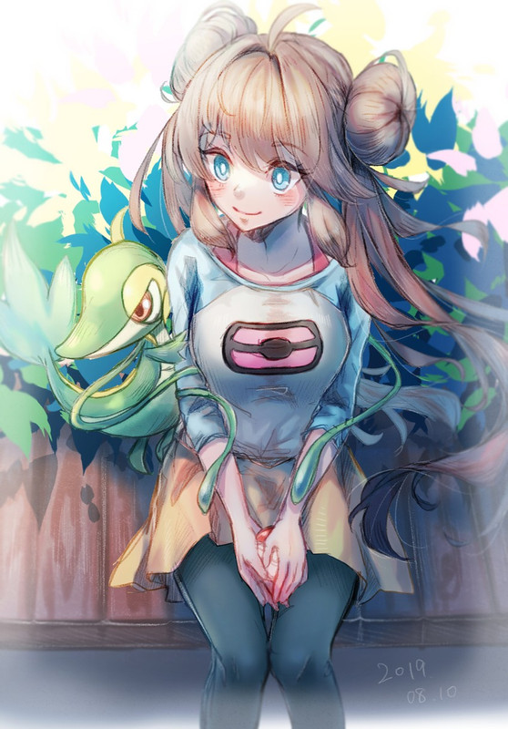 rosa-and-snivy-pokemon-and-3-more-drawn-