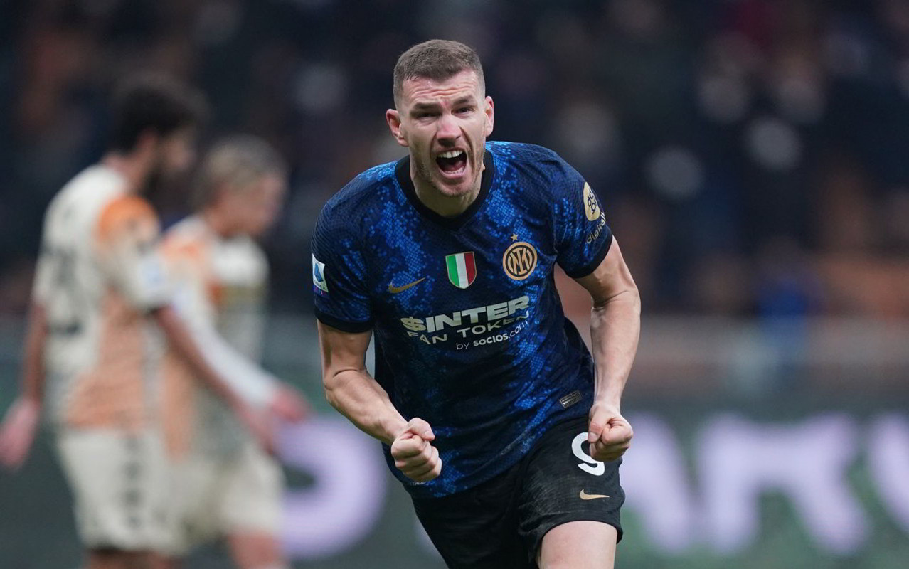 Inter-Venezia risultato 2-1: decide Dzeko al 90'.