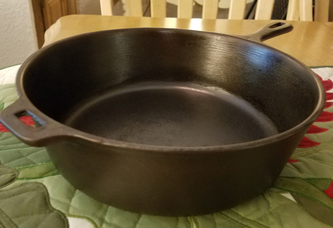 cast iron skillet after 2
