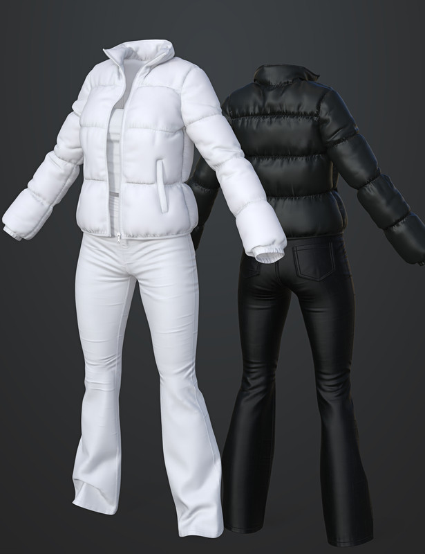 SU Winter Outfit for Genesis 9, 8.1, and 8 Female