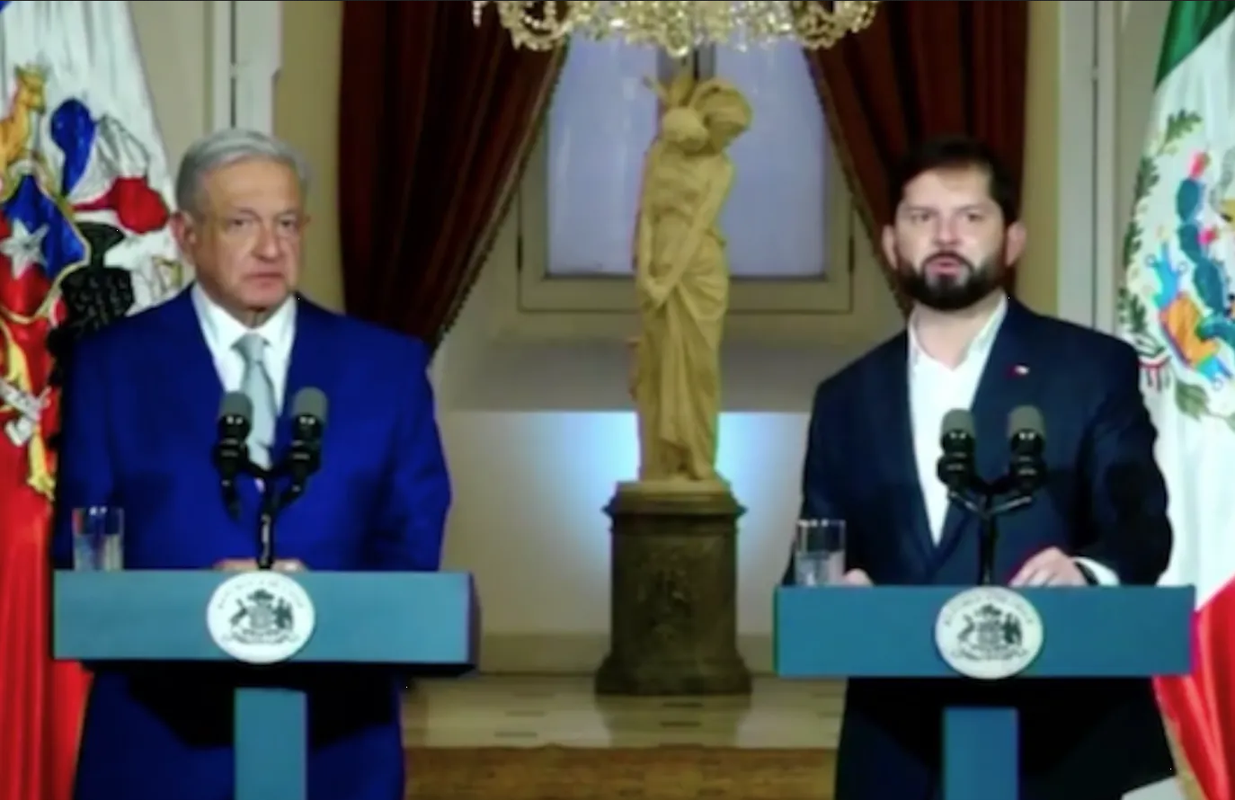 AMLO y Gabriel Boric fortalecen relaciones a 50 años del golpe de estado