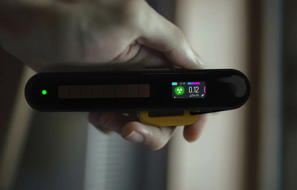 measuring radiation levels with the Milerd HiStand detector