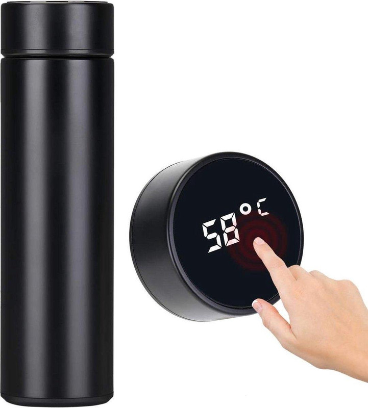Smart Cup with LED Temperature Display, Intelligent Induction Heating, Stainless Steel Water Bottle