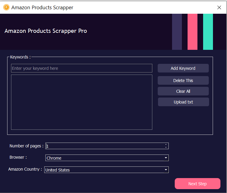 Amazon Product Scrapper with multi-keywords - 3