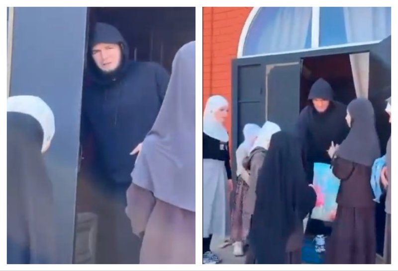 Хабиб Нурмагомедов раздава бонбони и пари на деца за Байрама
