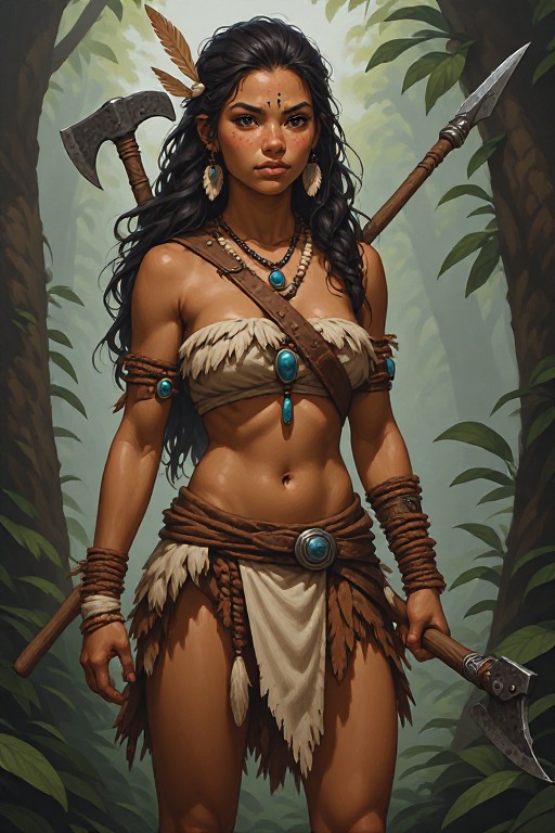 naked-polynesian-girl-warrior-(14)