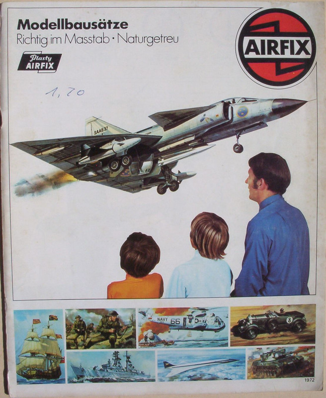 Plasty Airfix Catalogue 1972