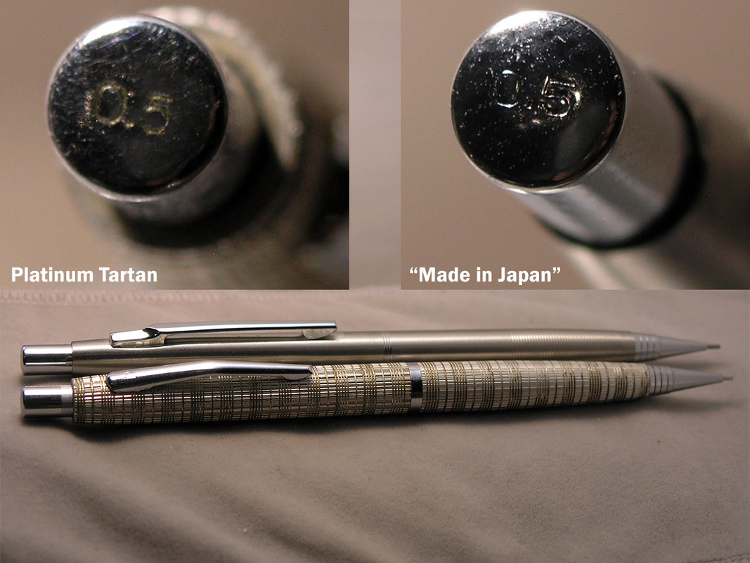 That 7 "Made in Japan" mechanical pencil, is actually pretty good r