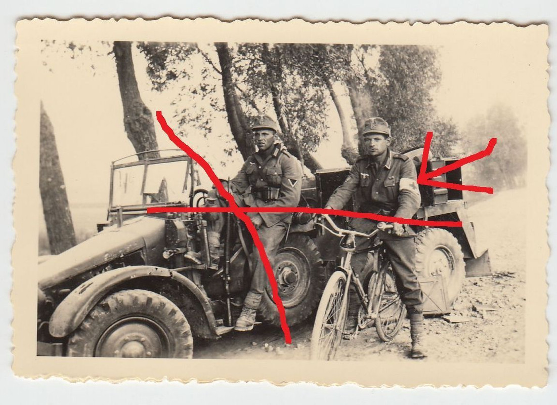 Foto 2wk Gebirgsjäger RGT 99 zerschossenes KFZ T