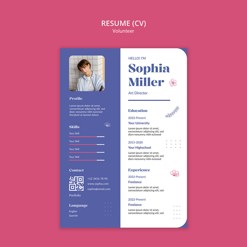 CV Template Design Free Download – Professional & Creative Resume Templates