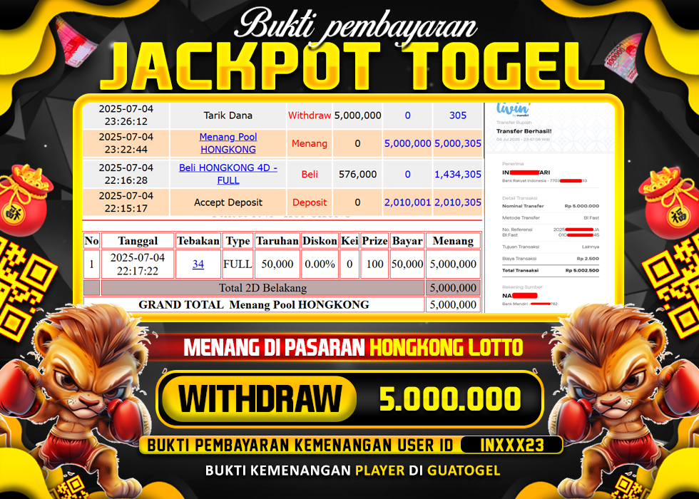 BUKTI JACKPOT LUNAS GUATOGEL