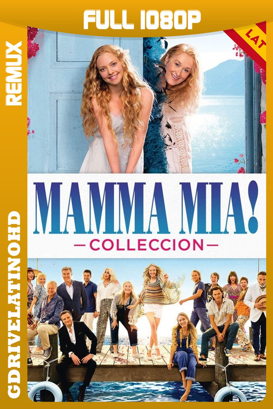 Mamma Mia! – Colección (2008-2018) BDRemux 1080p Latino-Inglés