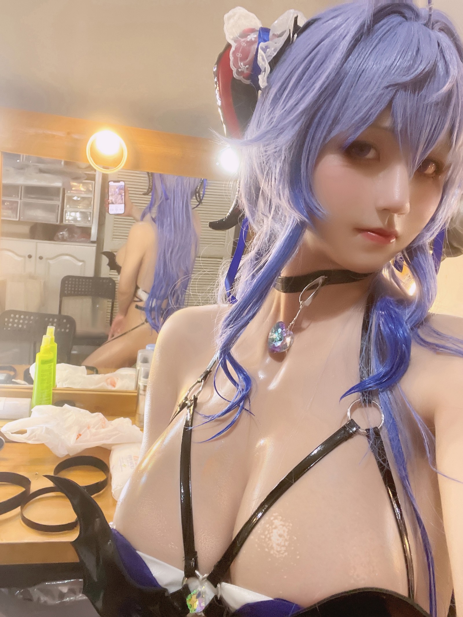 桜满三时 – 原神 甘雨魅魔写真照[130P-1.21G]插图9