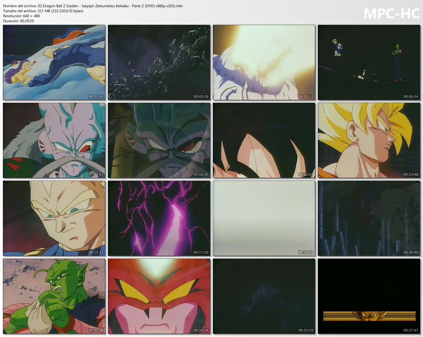 Dragon Ball Z - OVAS [480p-1080p] (x265)