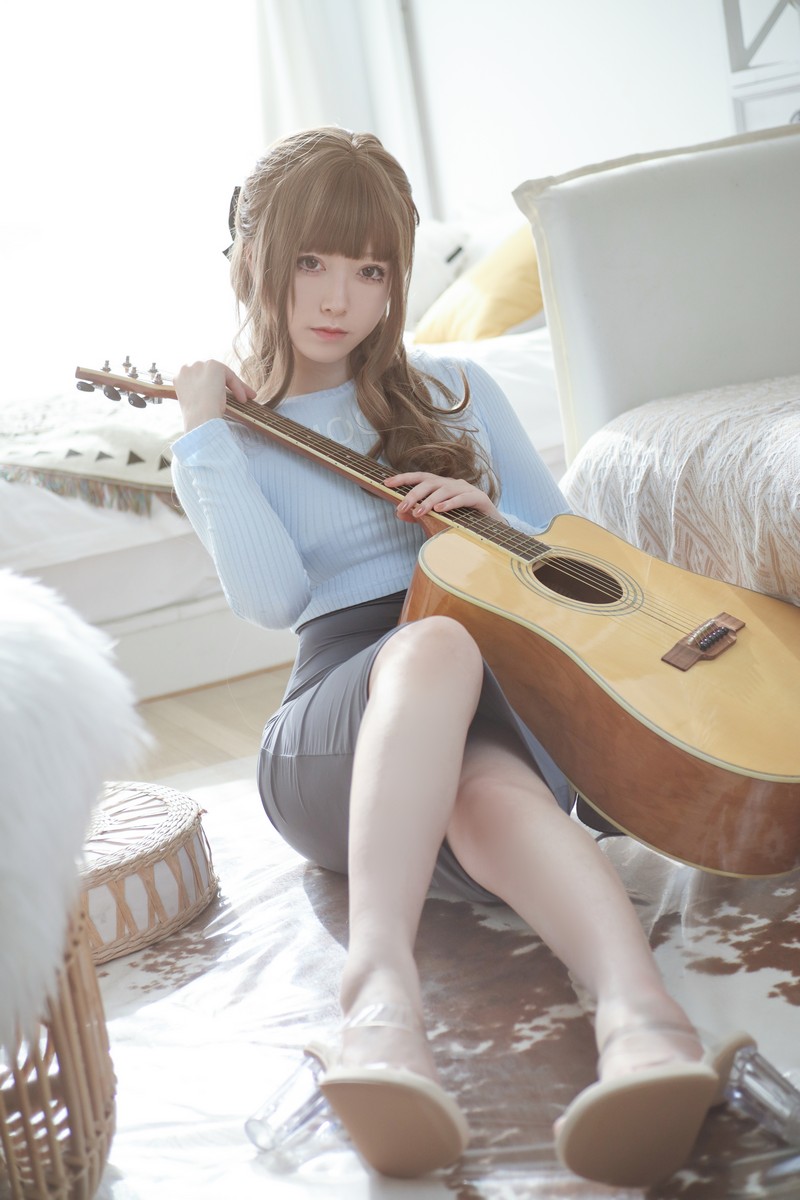 Asagiriai（愛ちゃん）吉他妹妹 Cosplay写真图集 26P 高清图集 (331MB)插图2