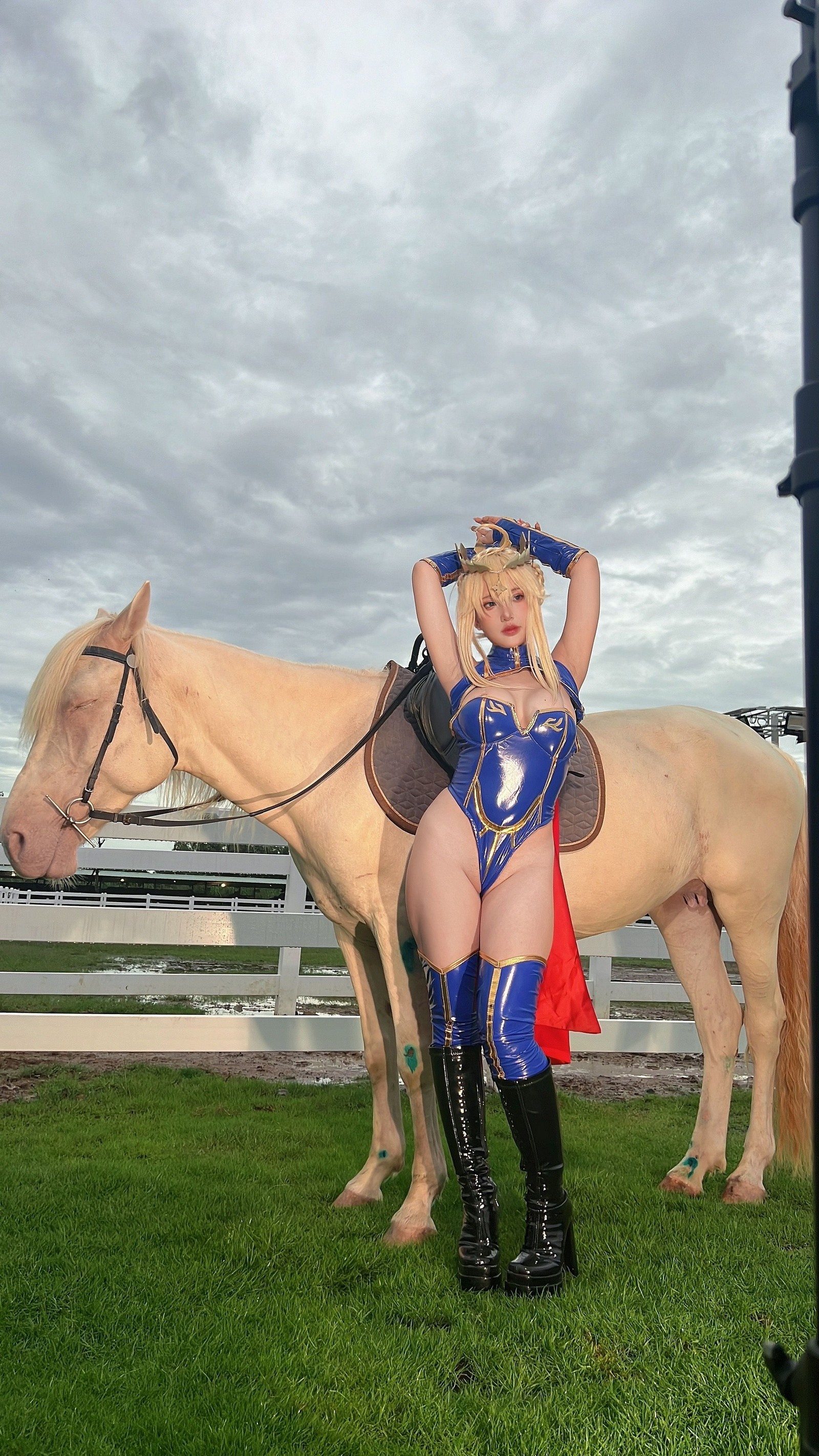 Puy Puy – Artoria Lancer Fate/Grand Order Cosplay 写真+视频（180P+22V-496MB）插图9