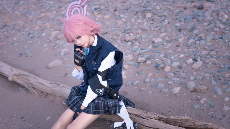 艾西Aiwest 星野Cosplay写真图集 碧蓝档案角色高清美图 49P (290.6M)