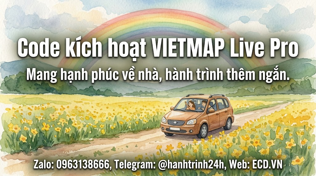 vietmap pro chạy be car