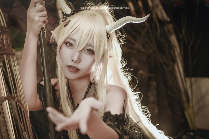切切Celia 闪灵 Shining Cosplay 明日方舟 写真 12P插图1