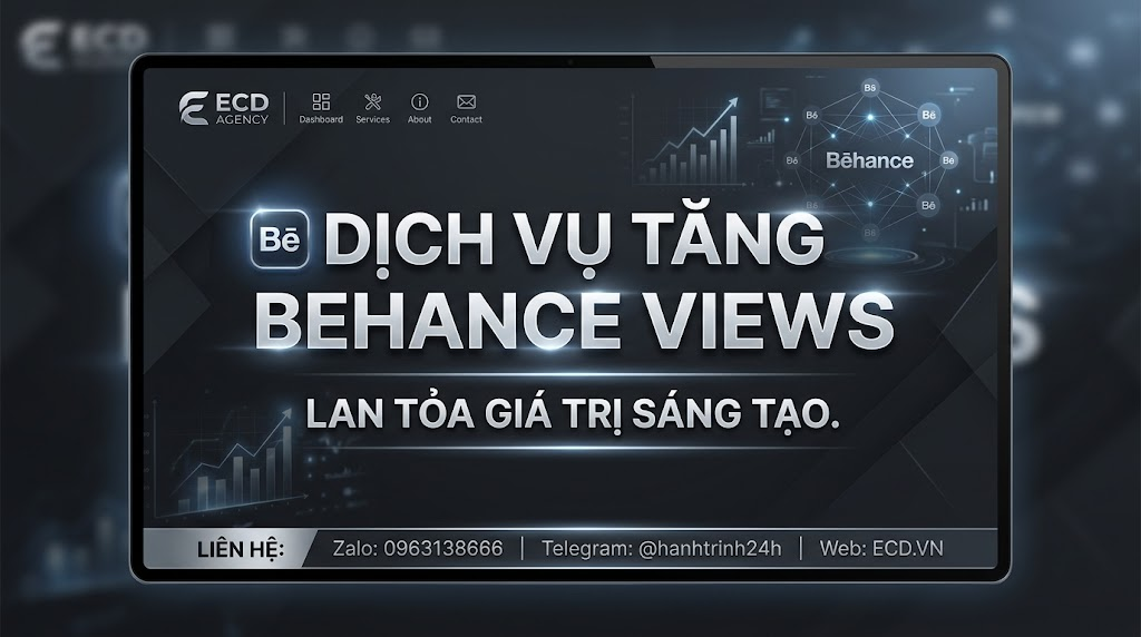dịch vụ tăng behance views nhanh behance freelancer