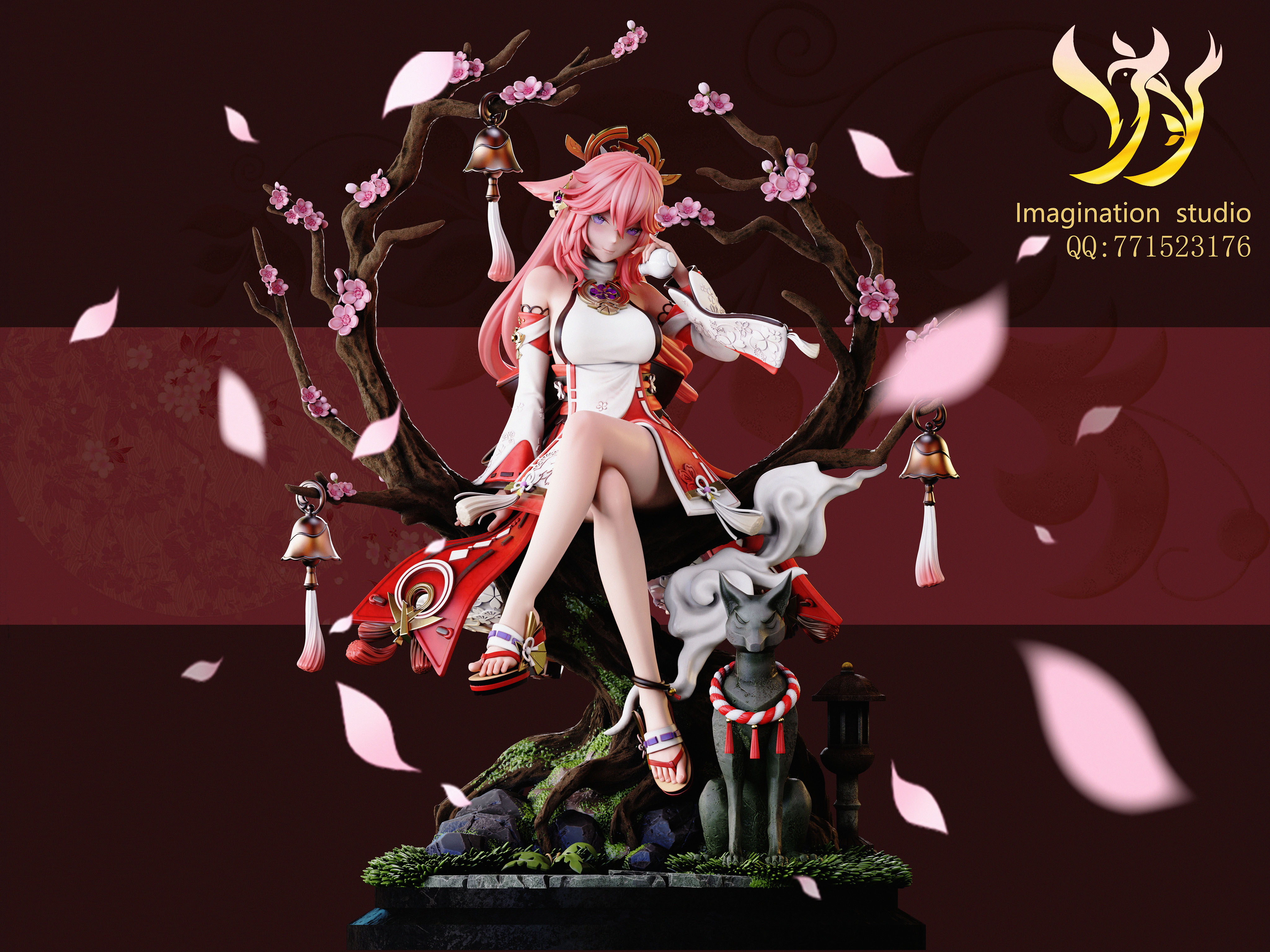 YY Imagination 國風八重神子1/6 GK - 巴哈姆特