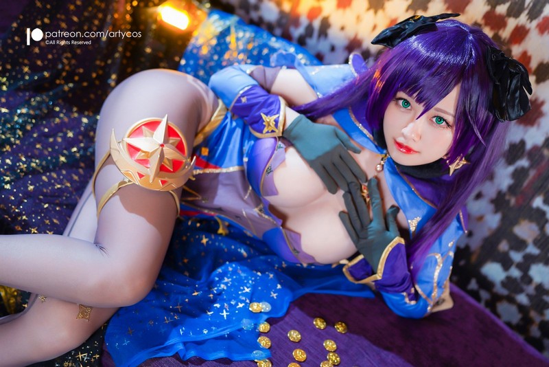 Arty亚缇 Mona Cosplay (Genshin Impact)【30P｜157.5MB】插图5