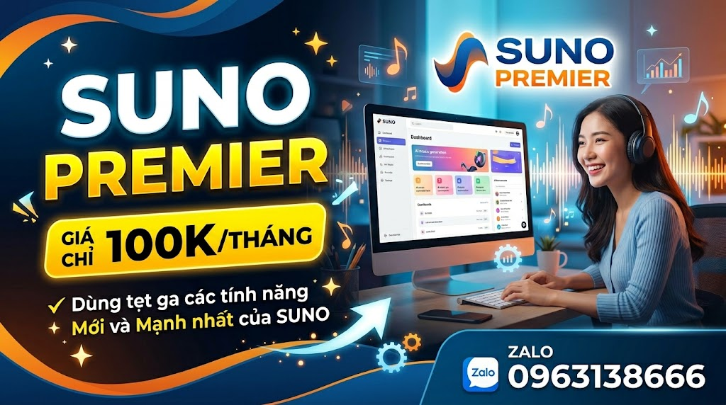 Suno premier plan giá