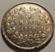 5 Francos - Francia - III República - 1870 K IMG-20220504-123255