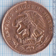 ¡¡Naranjas!! 20 Centavos. Estados Unidos de Mexico. 1973 Tipo2