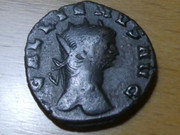 Antoniniano de Galieno. PAX AVG. Paz a izq. Siscia P1010206-Moment-2