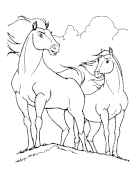 dvie-loshadi-na-vietru