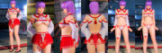 Ayane-DOAXVV-Red-Plum-Shrine-Visit