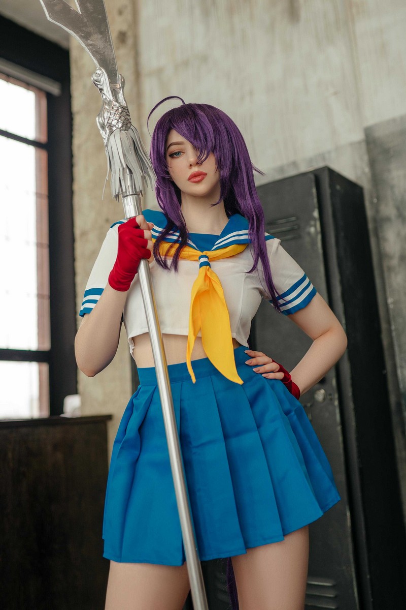 Alina Becker 关羽 Kanu Unchou Cosplay 一骑当千角色写真【59P-23.7M】插图3