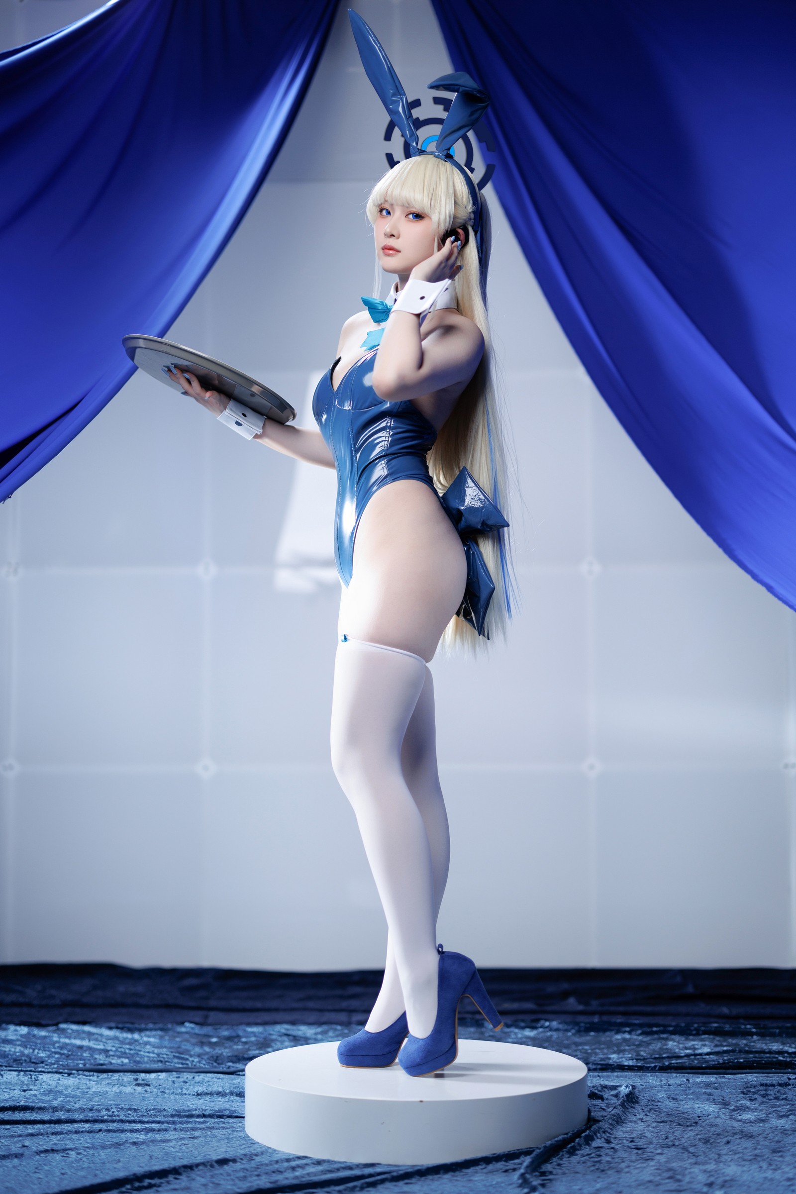 屿鱼 Yuyu Toki × 飛鳥馬トキ 蓝色兔女郎 Cosplay 写真集（45P｜522MB）插图
