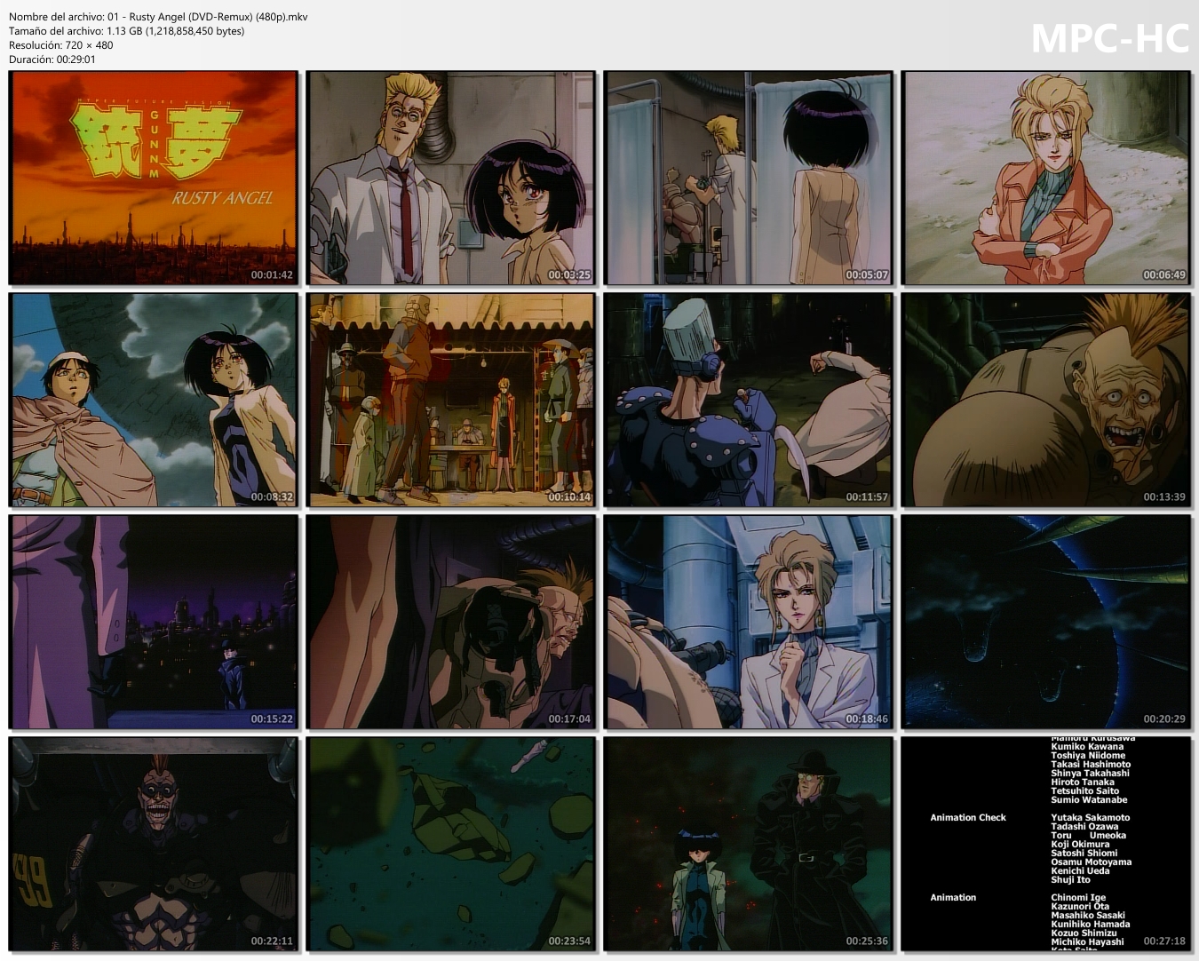 Alita - Battle Angel (GUNNM) [OVAS] (1993) [480p - 1080p]