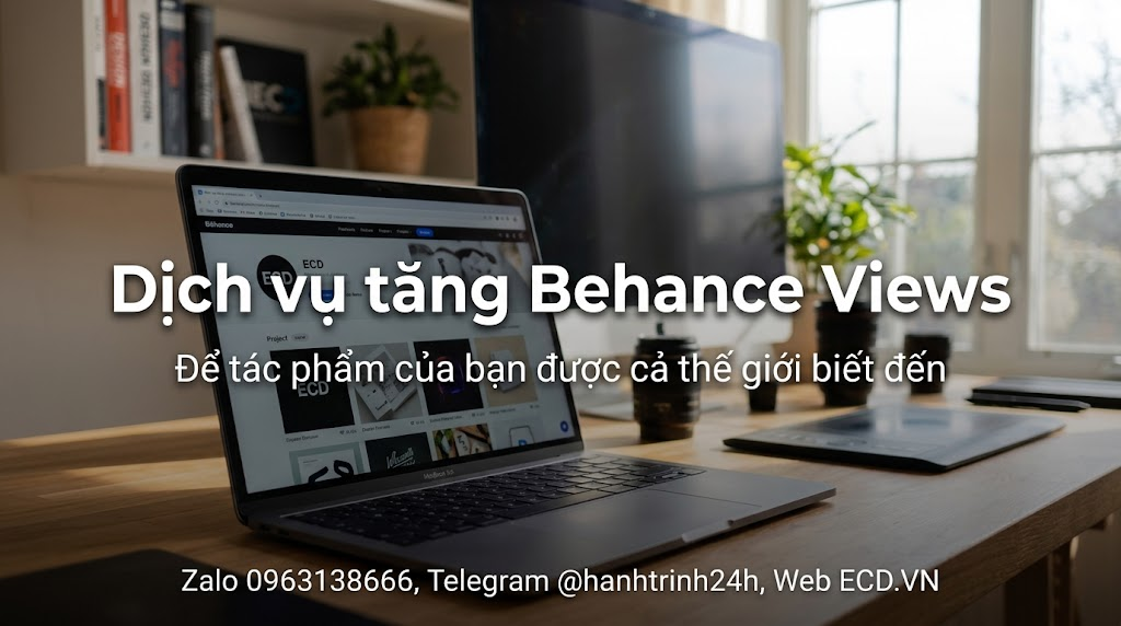 dịch vụ tăng behance views tốt nhất behance pro