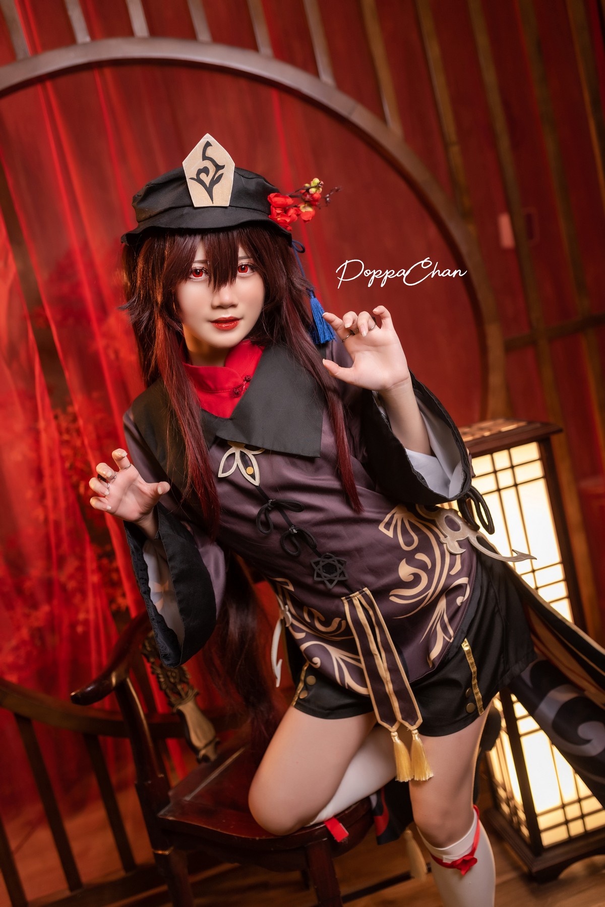 PoppaChan Hu Tao Cosplay (Genshin Impact) – 25 Photos 110MB插图