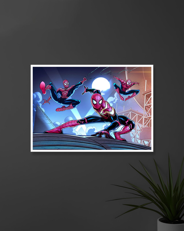 The Three Spiderman | Spiderman No Way Home | Marvel Movies | Superhero Posters