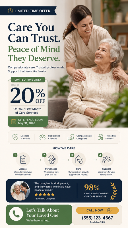Senior Care Trust Campaign Limited-Time Offer Generator