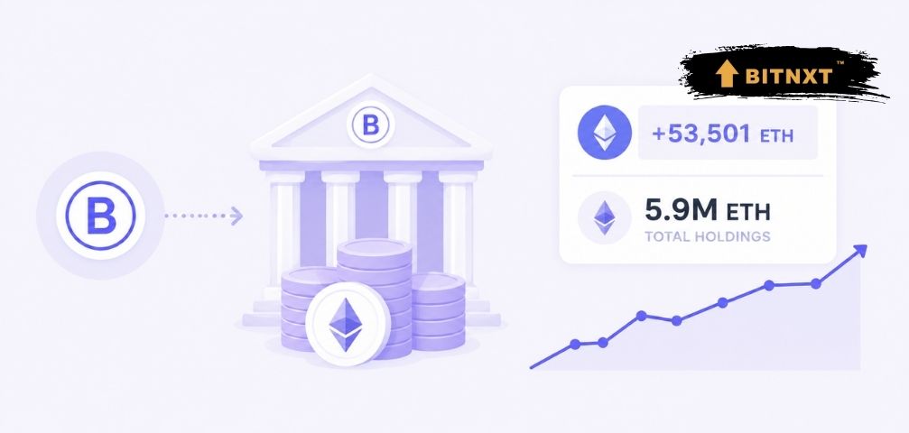 BitMine Adds 53,501 ETH as Holdings Reach 5.9M